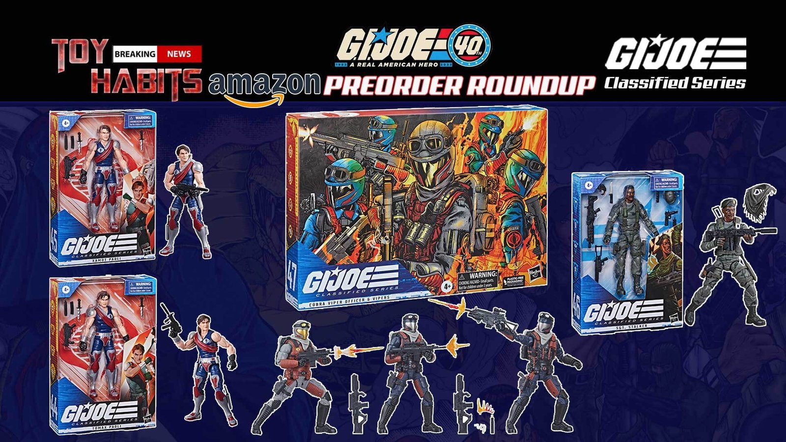 Amazon GI Joe Classified Series Preorder RoundUp