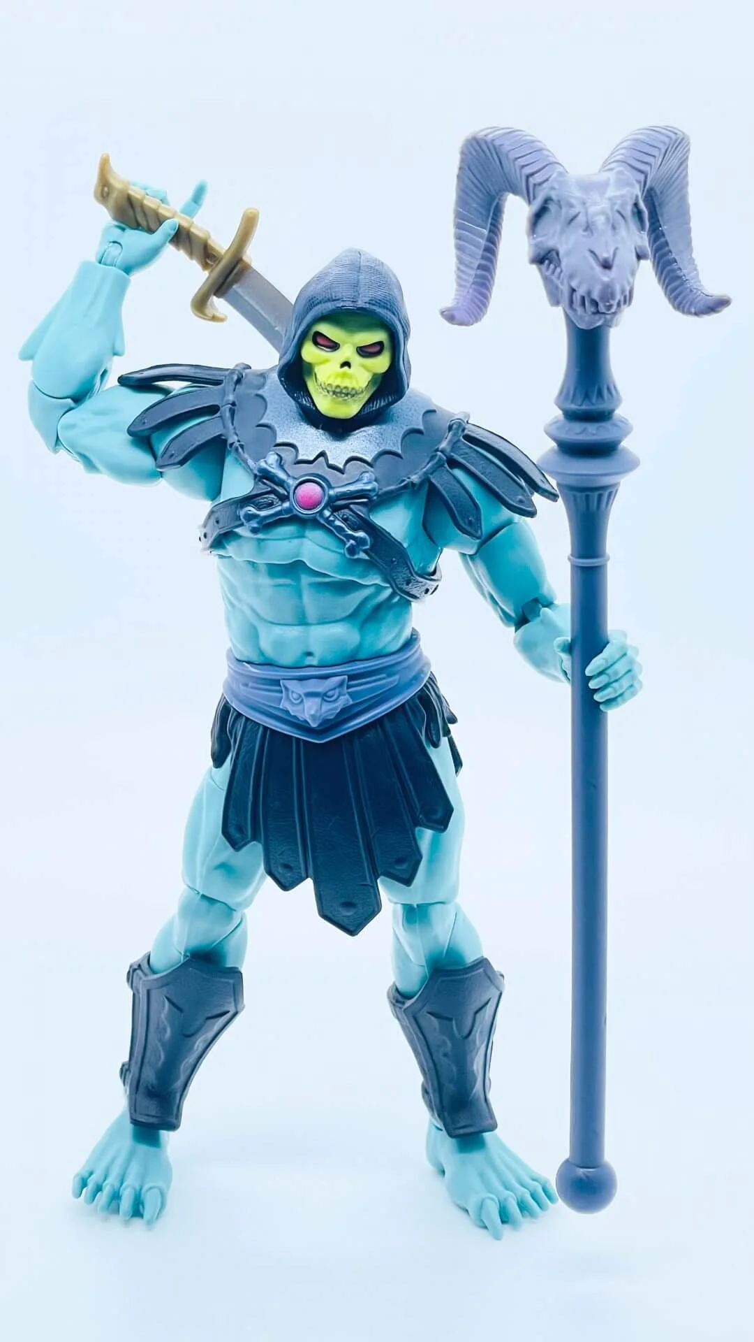 Barbarian Skeletor New Eternia Classic Sword and Havoc Staff
