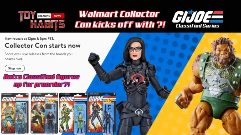 Walmart Collector Con: GI Joe Retro Classified Series Preorders