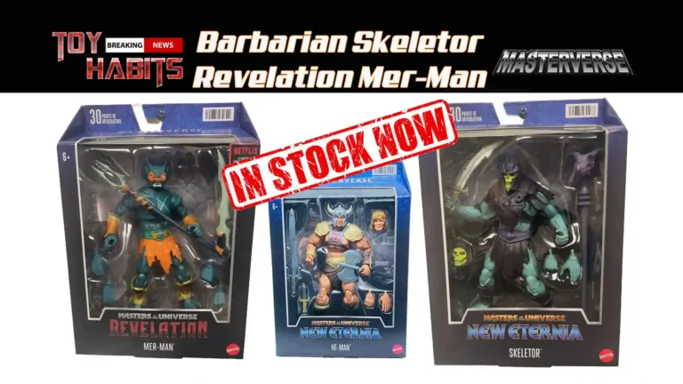 New Eternia Masterverse Barbarian Skeletor & Merman Revelation  IN STOCK!