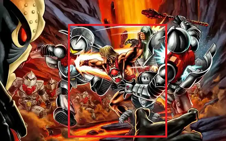 Masters of the Universe Origins Horde Trooper Card back Artwork