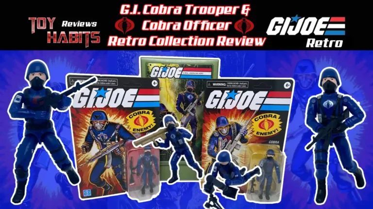 Cobra Officer & Trooper GI Joe O-Ring Retro Collection Hands on Review