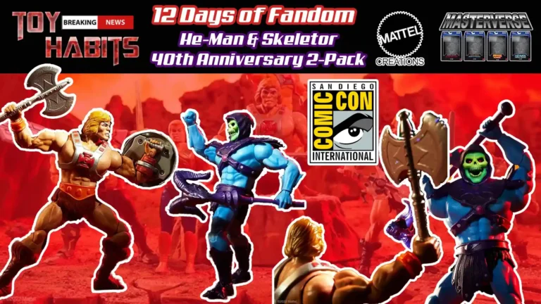 He-Man and Skeletor 40th Anniversary Masterverse 2-Pack SDCC 2022 Exclusive
