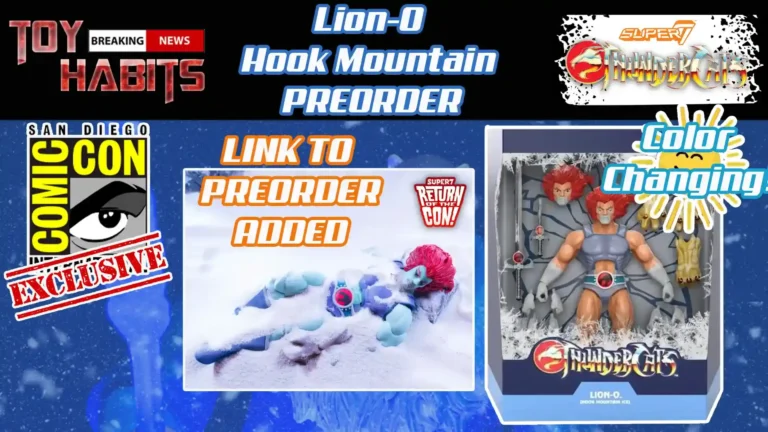 Lion-O Super7 Ultimates Hook Mountain Color Changing SDCC 2022 Exclusive
