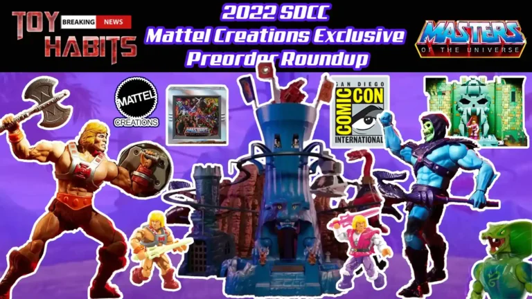 2022 SDCC Mattel Creations Exclusive Preorder Roundup