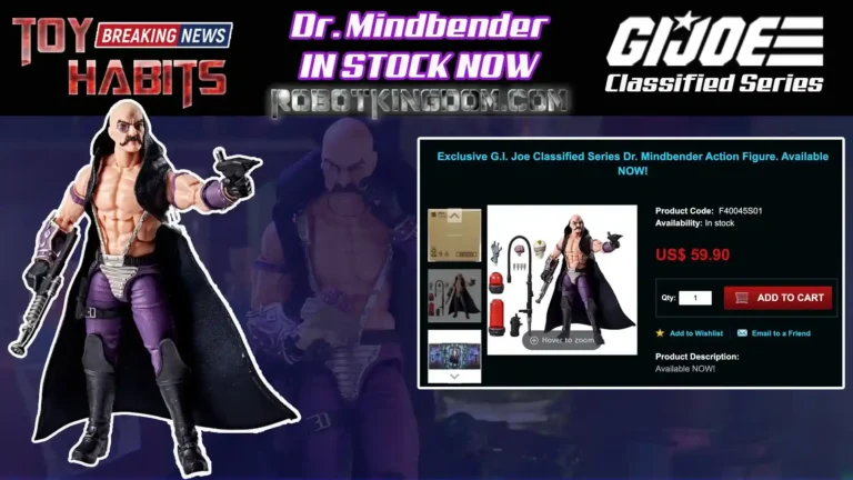 Dr. Mindbender GI Joe Classified Series Exclusive IN STOCK Now