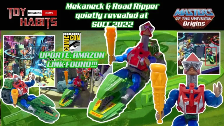 MOTU Origins Mekaneck & Road Ripper Quietly Revealed at SDCC 2022