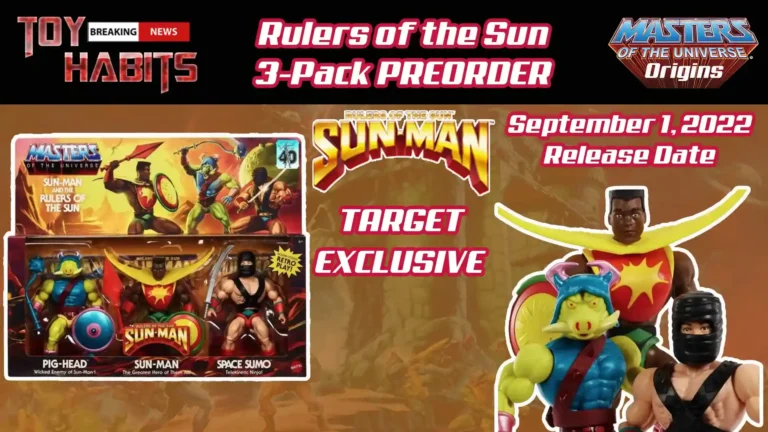 MOTU Origins Rulers of the Sun 3-Pack Target Exclusive Preorder