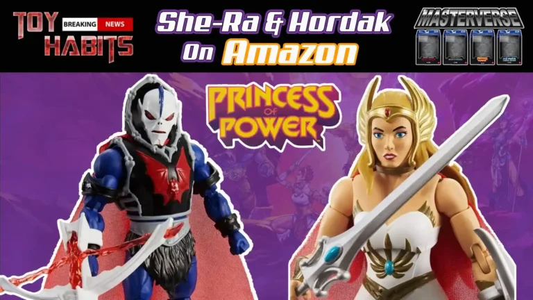 She-Ra and Hordak MOTU Masterverse Deluxe Figures on Amazon