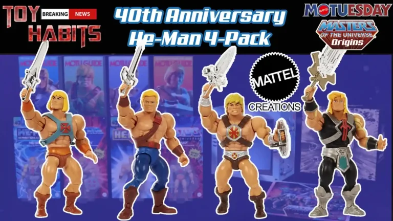 40th Anniversary MOTU Origins He-Man 4-Pack Mattel Creations Preorder