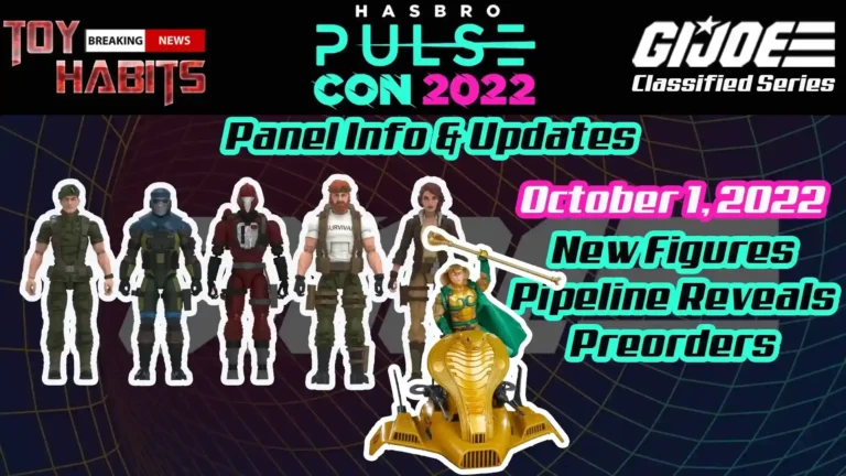 Hasbro Pulse Con 2022 GI Joe Panel Information and Updates