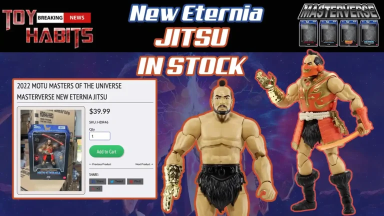 Jitsu New Eternia Masterverse Figure In Hand Image and IN STOCK