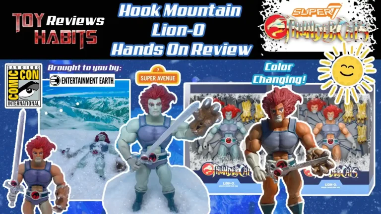 Lion-O Hook Mountain Thundercats Ultimates 2022 SDCC Exclusive Review