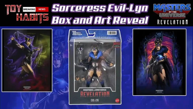Sorceress Evil-Lyn Masters of the Universe Revelation Official Images and Box Art