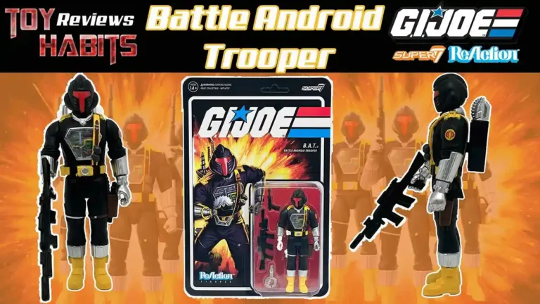 Cobra Battle Android Trooper B.A.T. Super7 ReAction Figure Review
