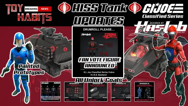 HISS Tank GI Joe Classified Series HasLab FUNDED + Unlock Tier Updates