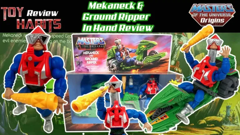 MOTU Origins Mekaneck & Ground Ripper 2 Pack In Hand Review