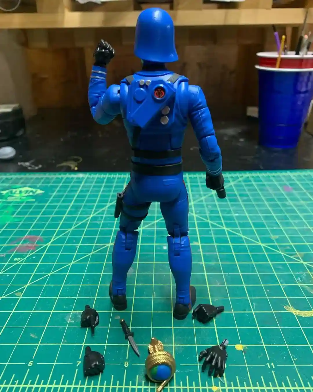 Mickey Mouse Cobra Commander GI Joe Classified Series Back