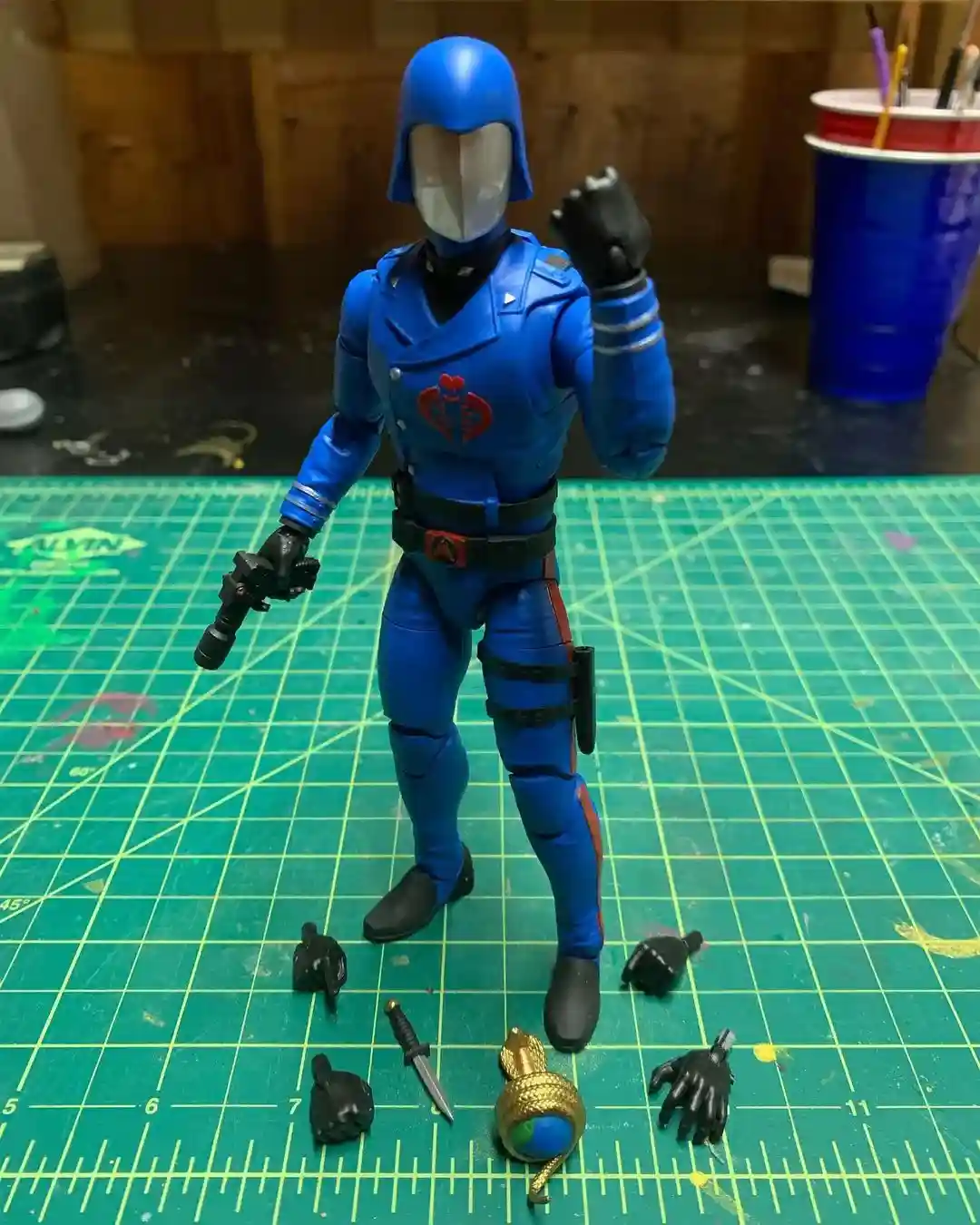 Mickey Mouse Cobra Commander GI Joe Classified Series Closed Fist