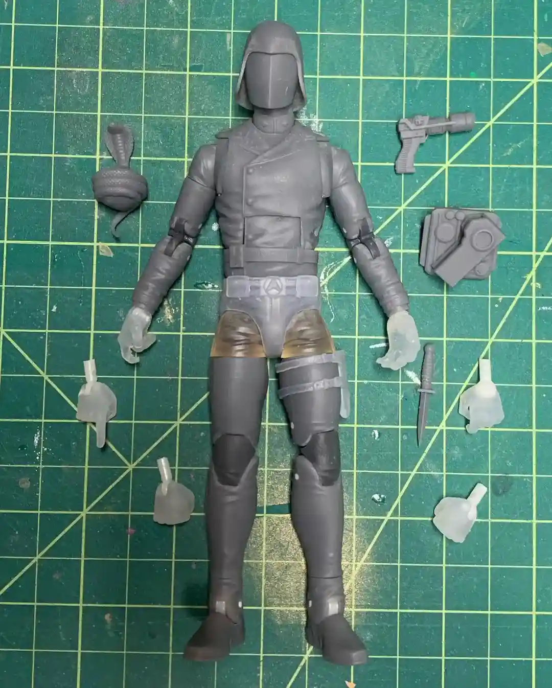Mickey Mouse Cobra Commander GI Joe Classified Series Unpainted 2