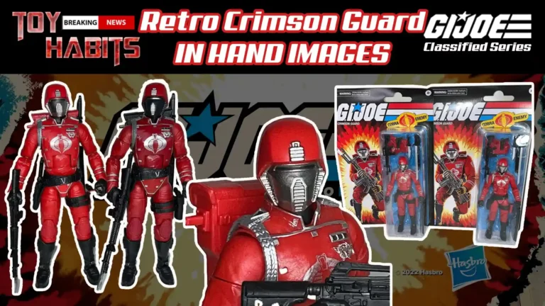 Crimson Guard Retro GI Joe Classified Series In Hand Images