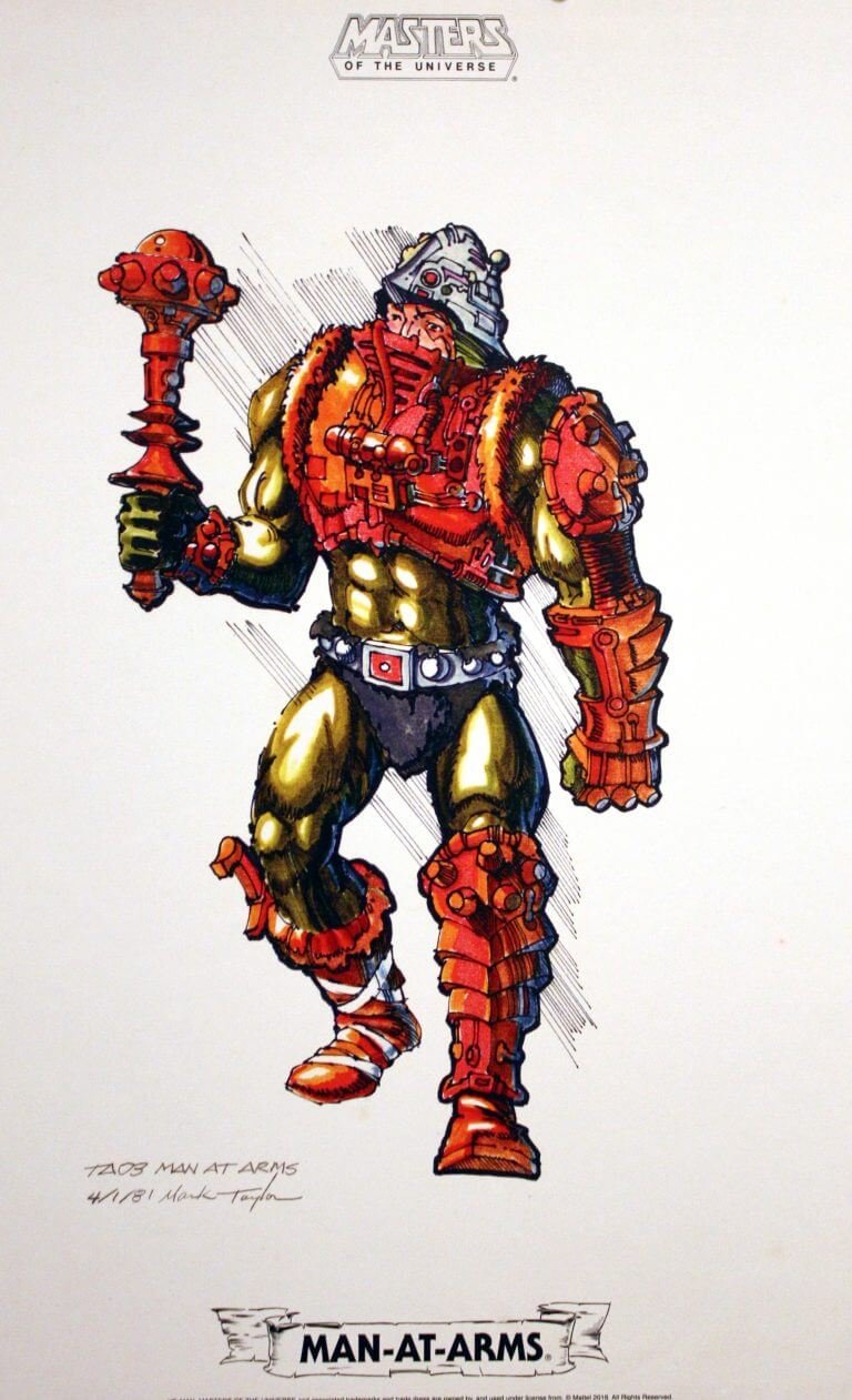 Man-at-Arms Masters of the Universe New Eternia Color Render