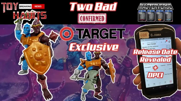 Masterverse New Eternia Two-Bad Confirmed as a Target Exclusive + Release Date and UPC
