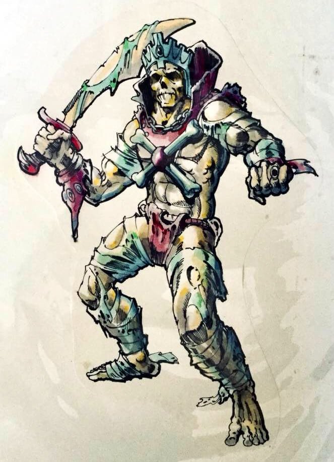 Skeletor Masters of the Universe Vintage Concept