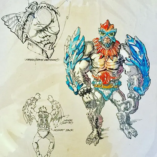 Stratos Masters of the Universe New Eternia Concept Color Render