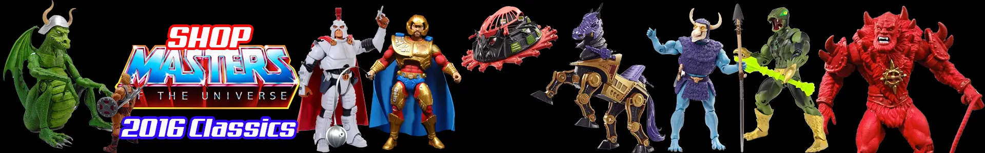 2016 MOTU Classics Shop Landing Page