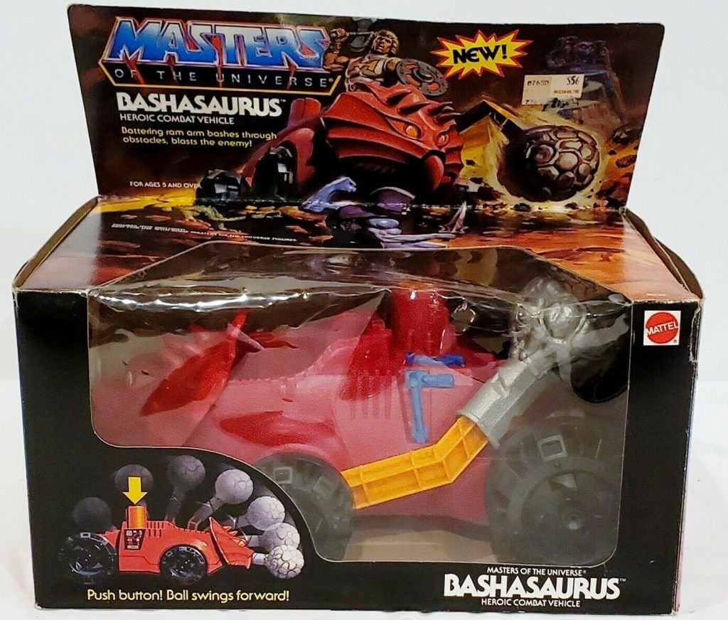 Bashasaurus Vintage MOTU Box Front