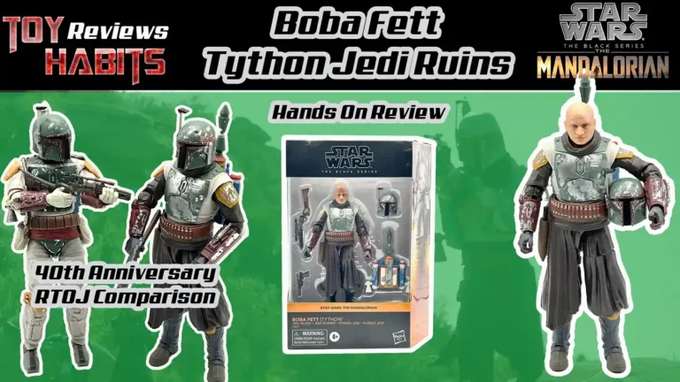 Boba Fett Tython Jedi Ruins Star Wars The Mandalorian Black Series Review