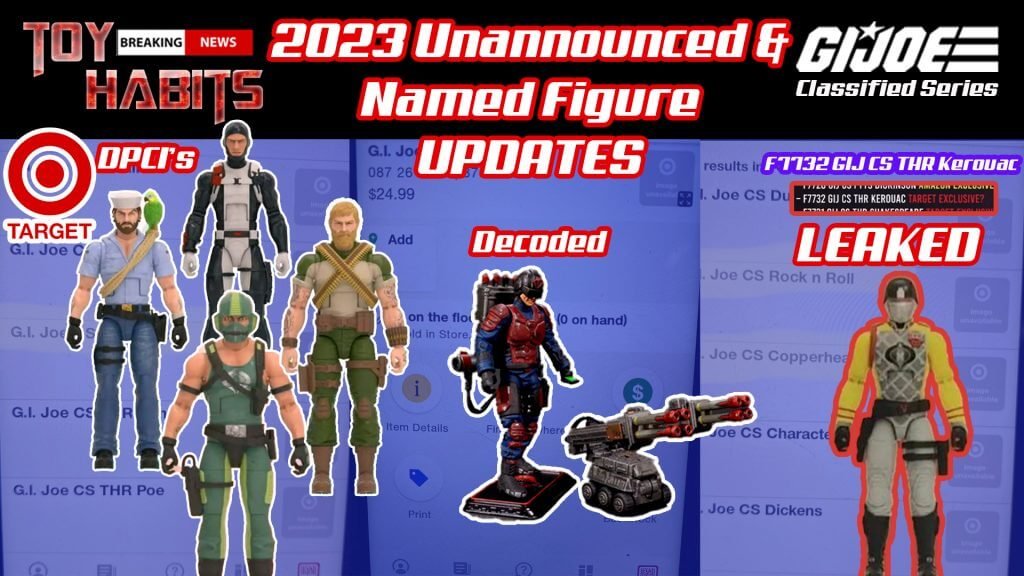Full List of Unannounced and Named GI Joe Classified Series Figures