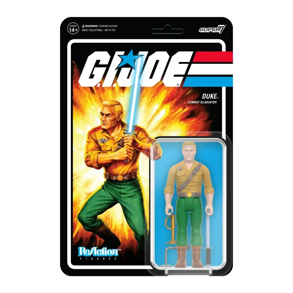 G.I. Joe Duke Combat Gladiator Card front