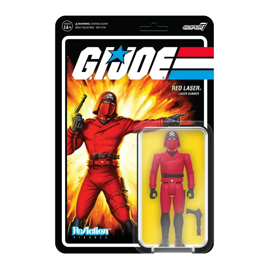 G.I. Joe Red Laser Card front
