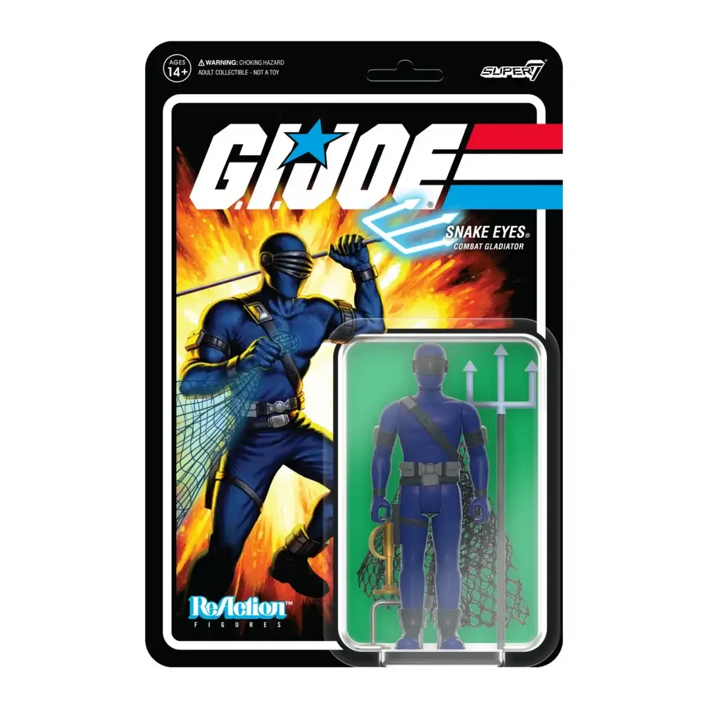 G.I. Joe Snake Eyes Combat Gladiator Card front
