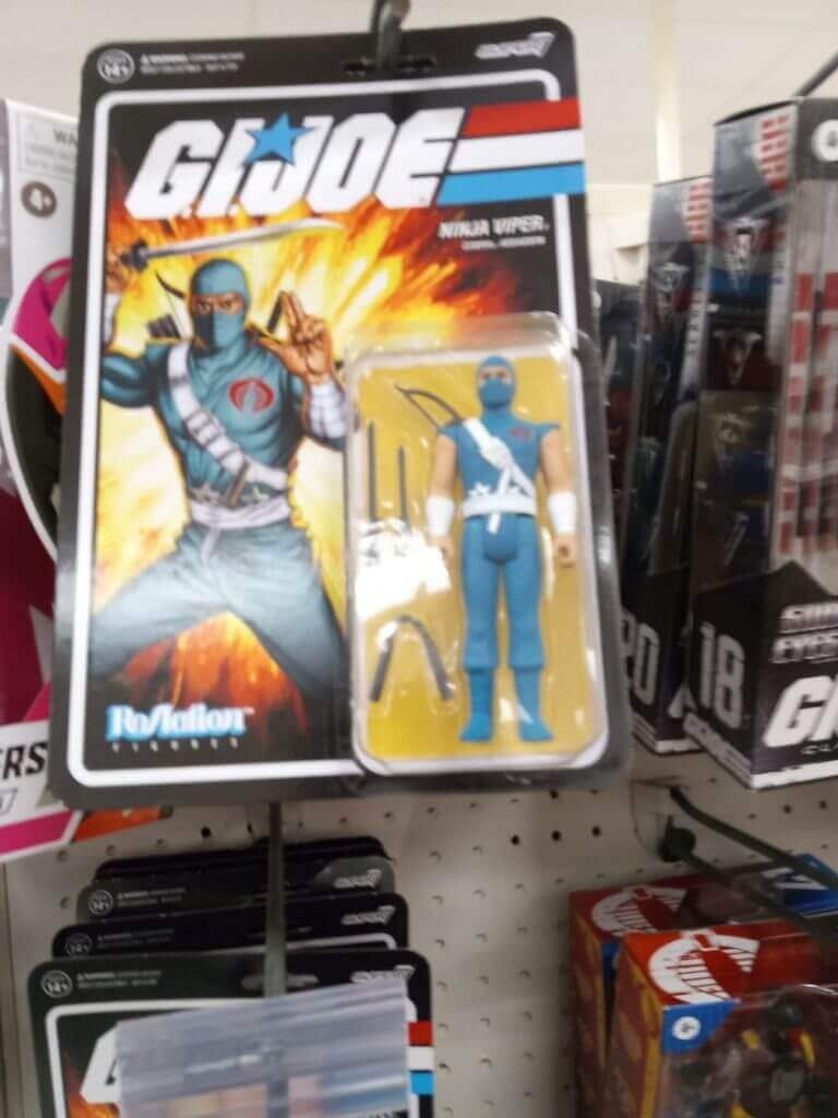 GI Joe REaction Ninja Viper Spotted at Target