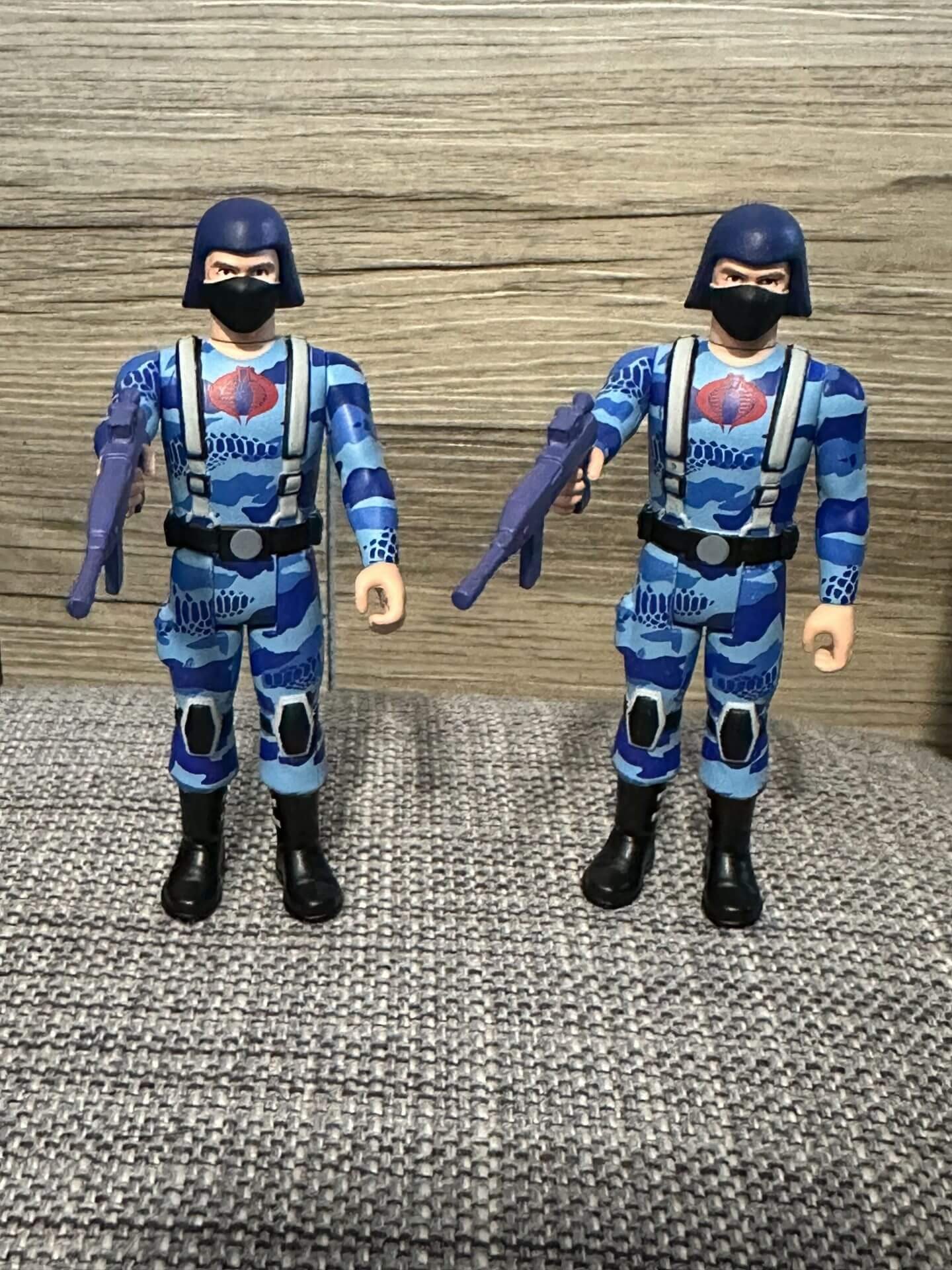 GI Joe Reaction Camo Cobra Troopers in hand