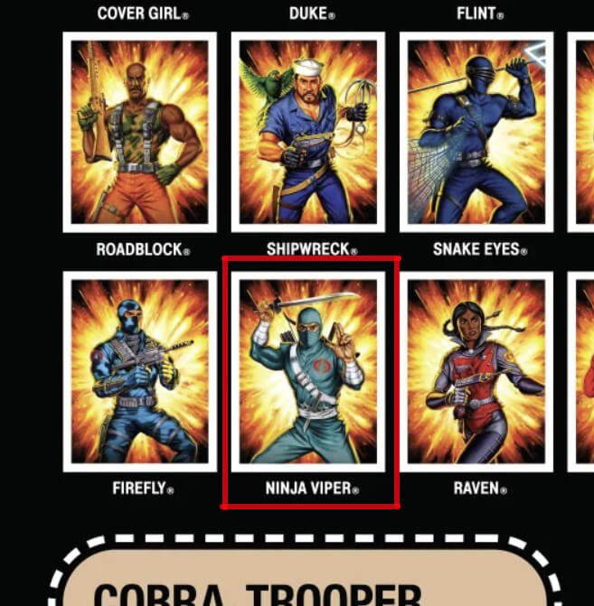 GI Joe Reaction Ninja Viper