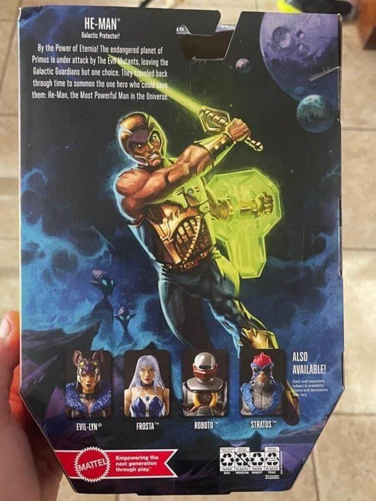 Galactic Protector He-Man Masterverse In Hand Image 2