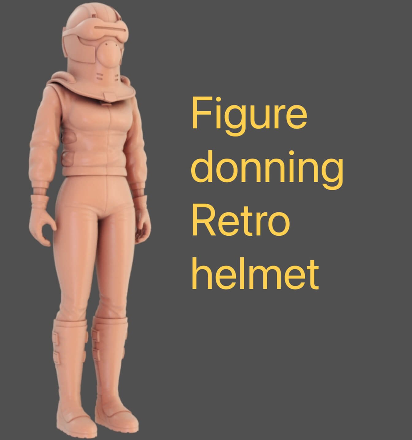 Gloria Baker MASK 3D Render 1