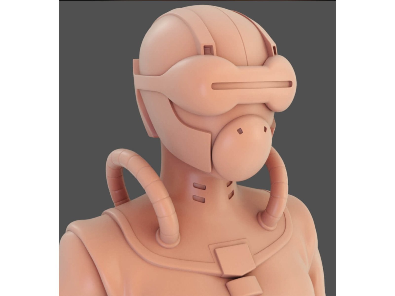 Gloria Baker MASK 3D Render 3