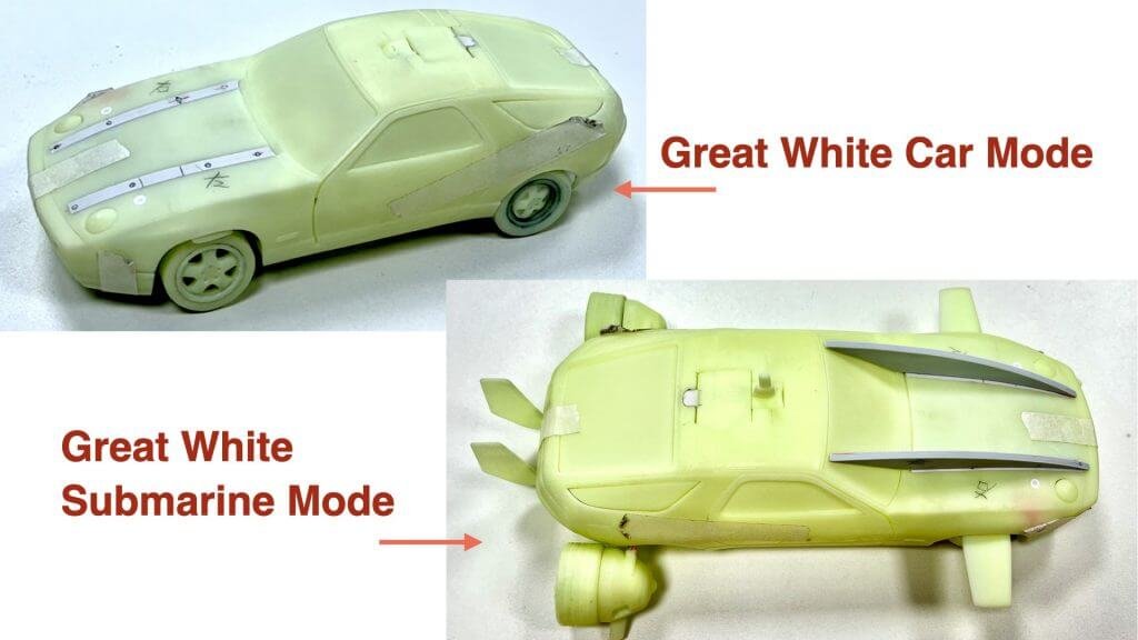 Great White Shark MASK MAKINA Details 2