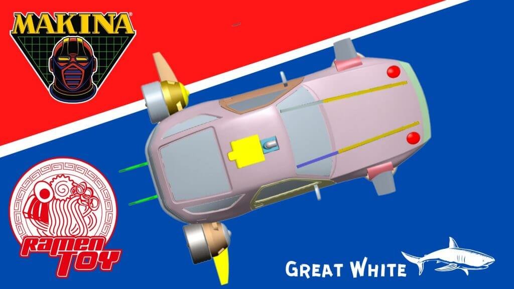 Great White Shark MASK MAKINA Update 1