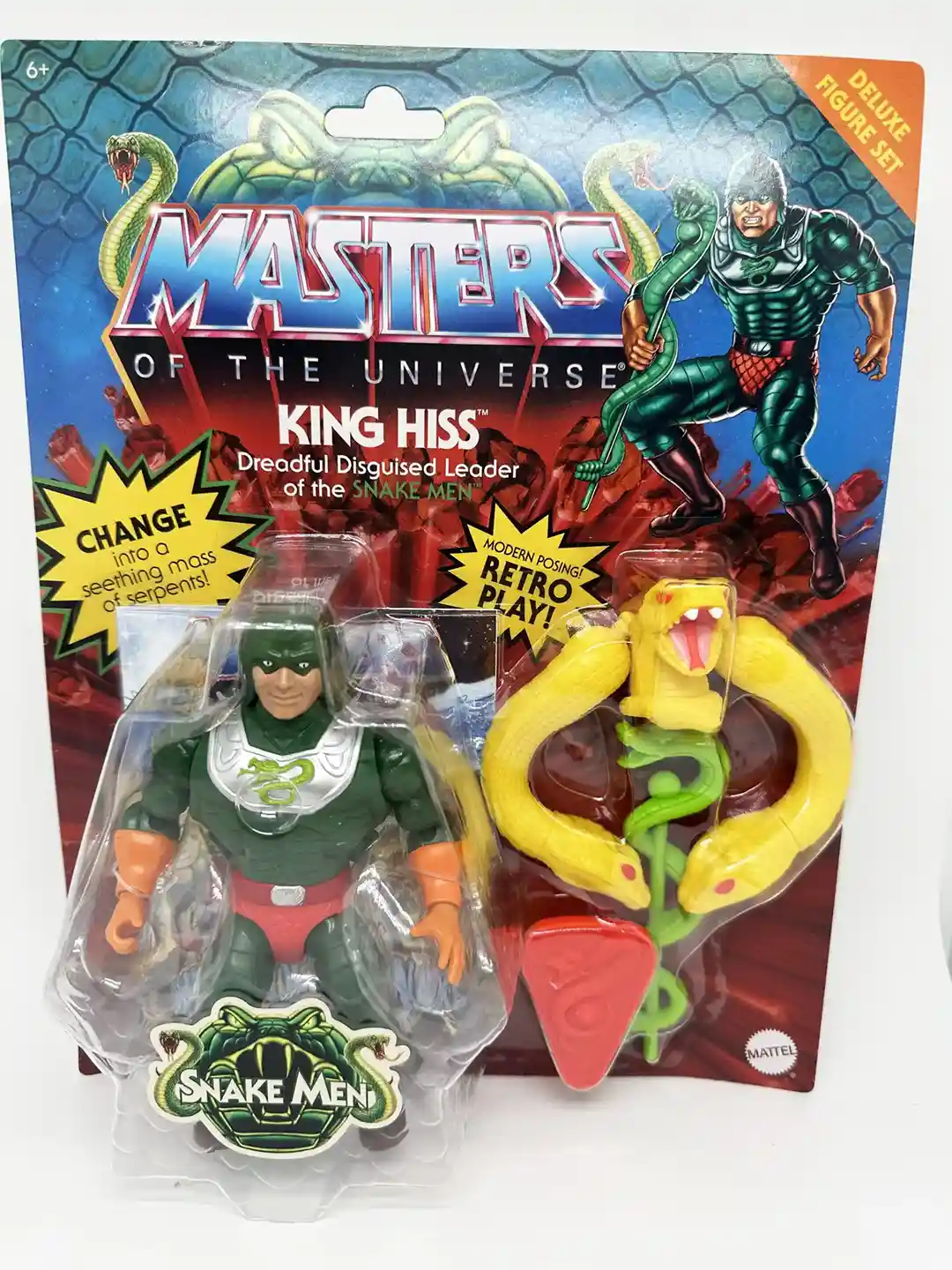 King Hiss Deluxe MOTU Origins Package front