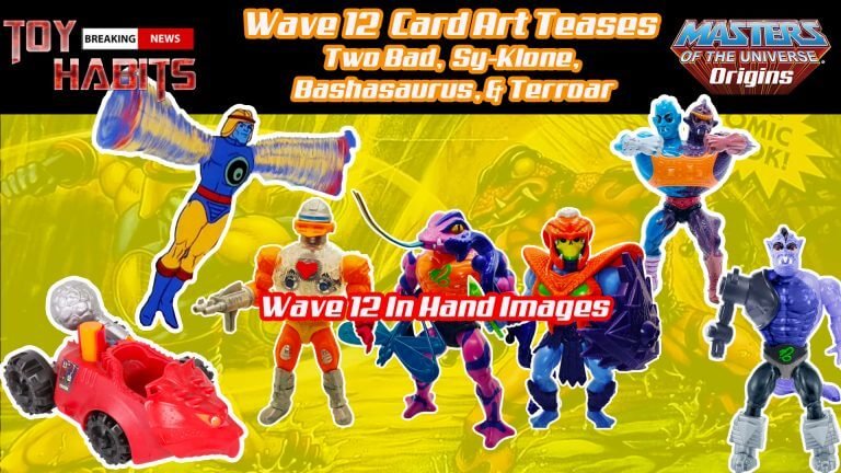 MOTU Origins Wave 12 Card Art Teases Two Bad Sy-Klone Bashasaurus and Terroar