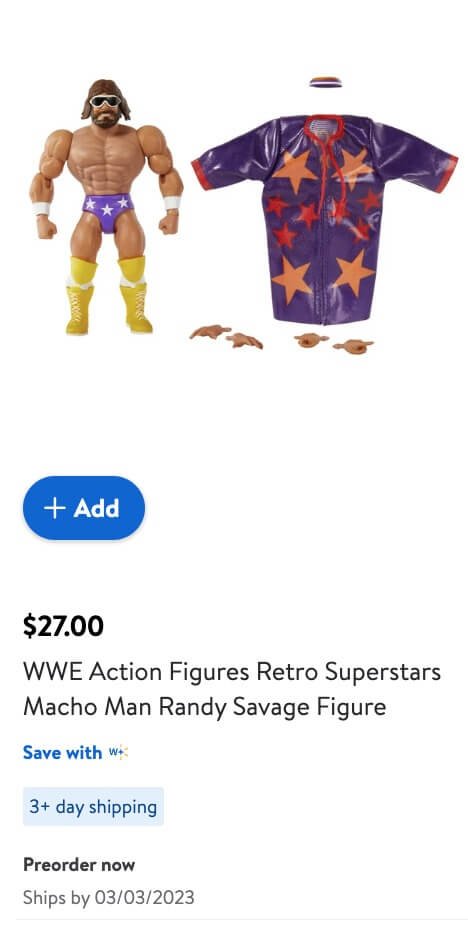 Macho Man WWE Superstars Series 4 Preorder Date