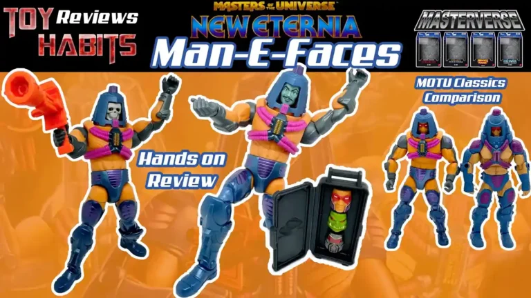 Man-E-Faces New Eternia Masterverse Review and MOTU Classics Comparison