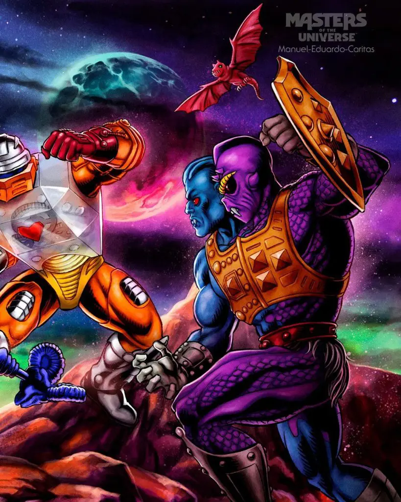 Master of the Universe Origins Roboto official Card Art 2