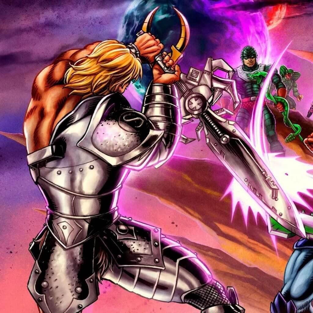 Master of the Universe Origins Snake Armor Skeletor Official Card Art 1